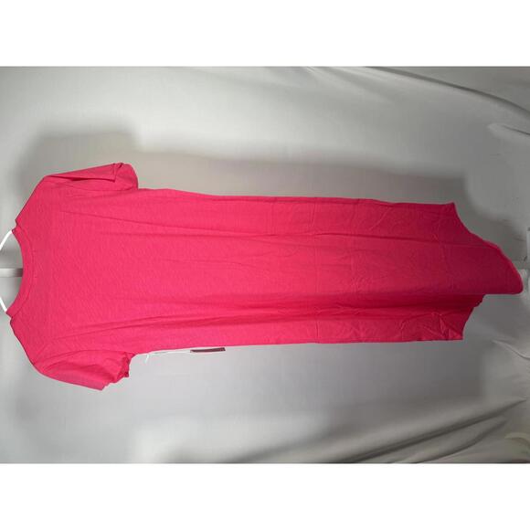 NWT Six/Fifty Women’s Pink Short Sleeve T-Shirt Midi Dress Size Medium - Picture 3 of 6
